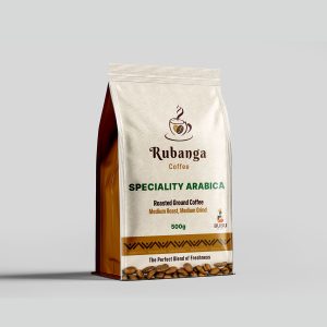 Rubanga Speciality Arabica Roasted Ground Coffee 500g